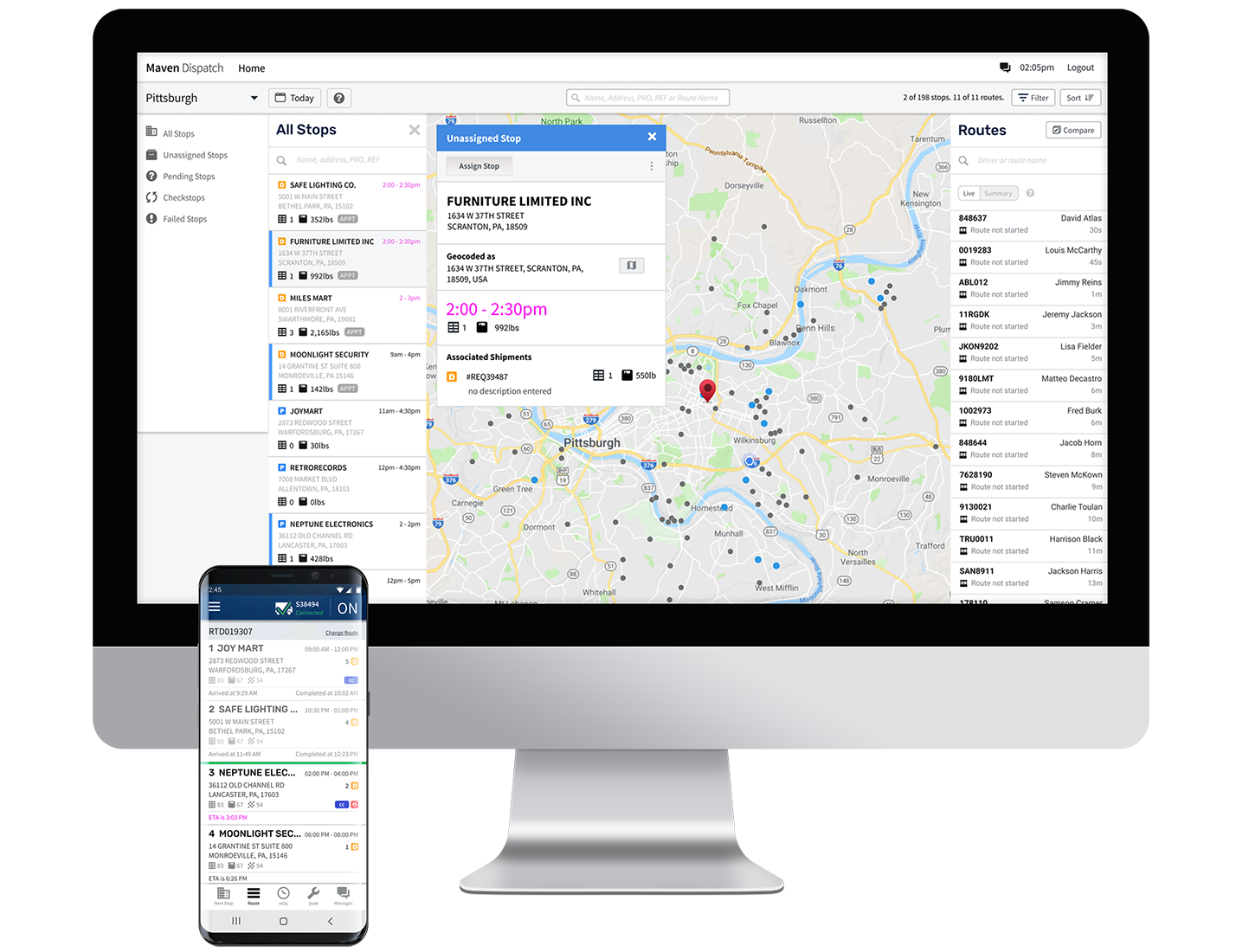 Trucking Operations Software - Planning & Execution - Maven